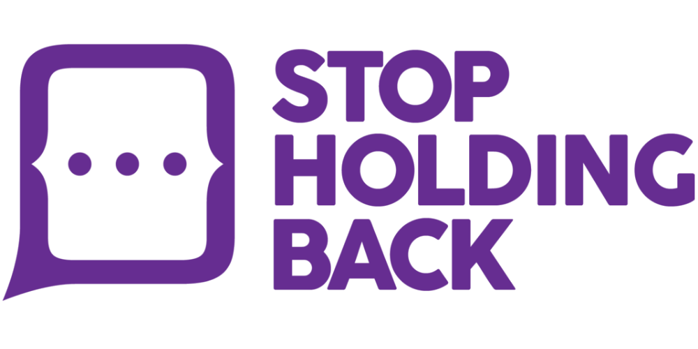 stop holding back logo